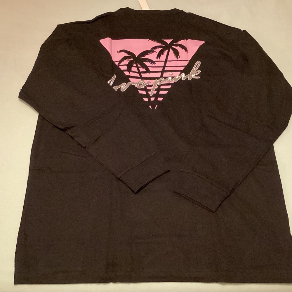 PINK Victoria’s Secret bling long sleeve tee, NEW